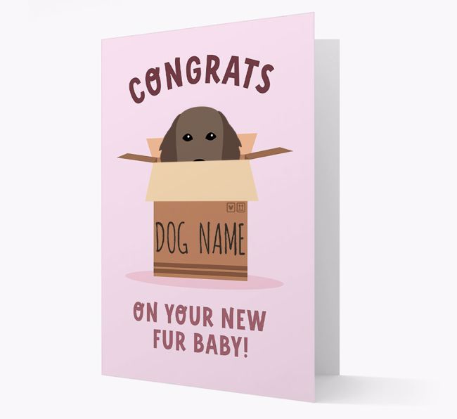 Congrats On Your New Fur Baby: Personalised {breedFullName} Card